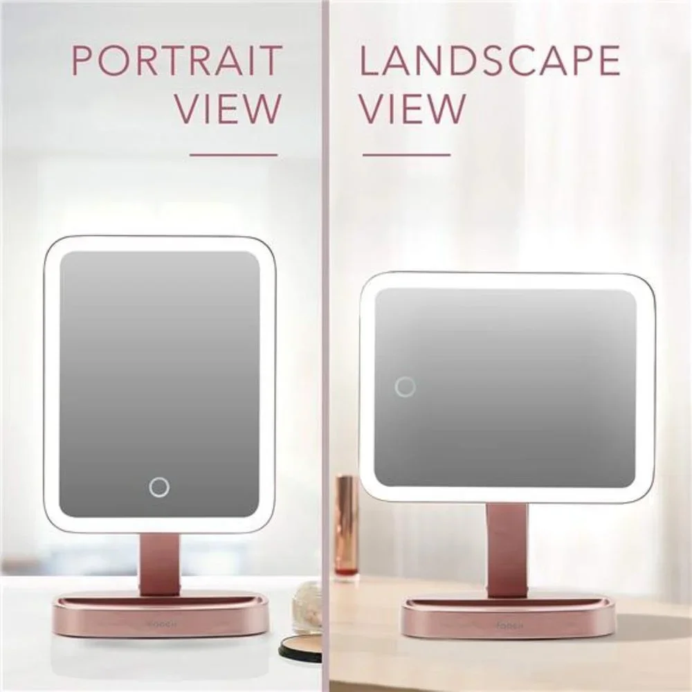 LED Makeup Vanity Mirror with 3 Light Setting and 15x Magnifying Mirror
